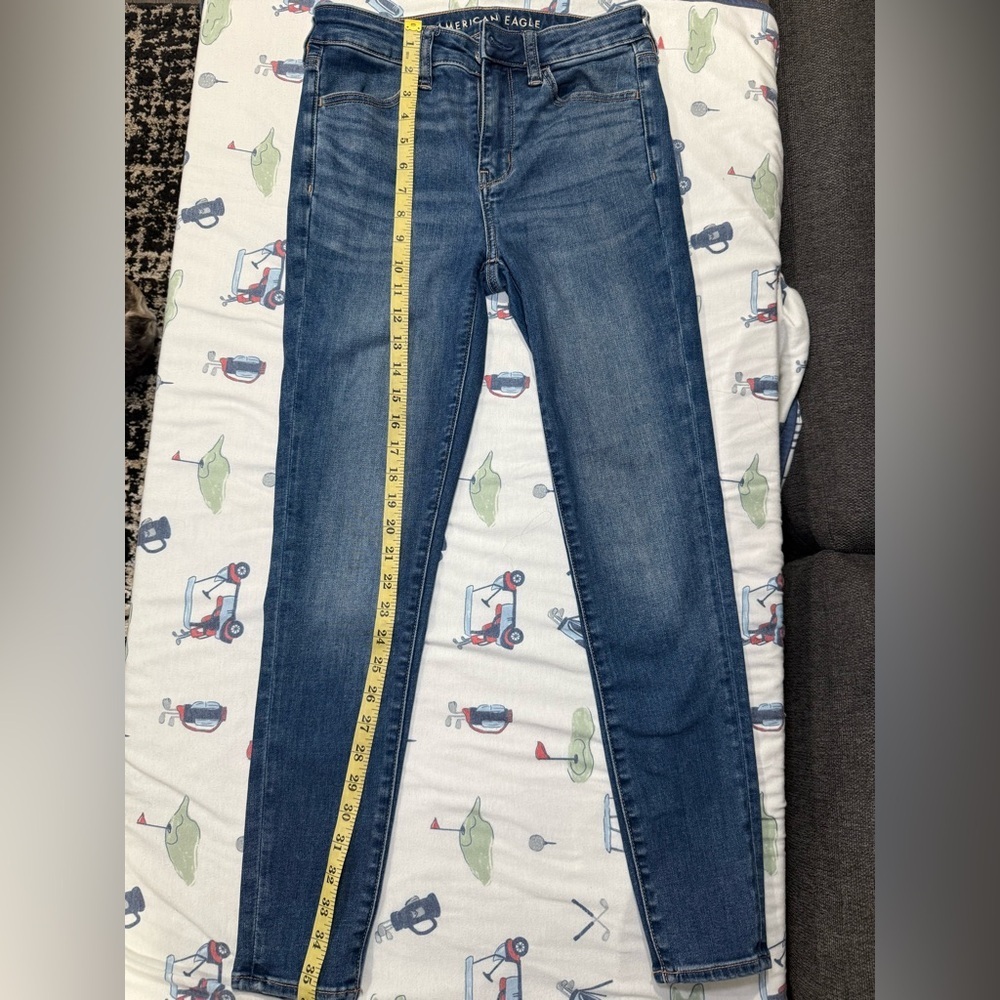 American Eagle Outfitters Blue Skinny Jeans - Picture 2 of 9